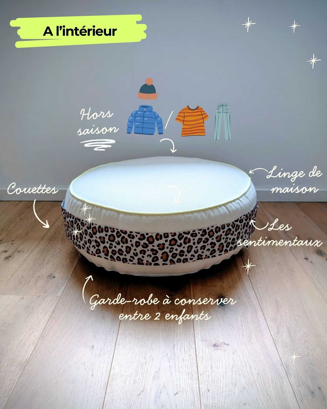 Le Pouf Entre les lignes