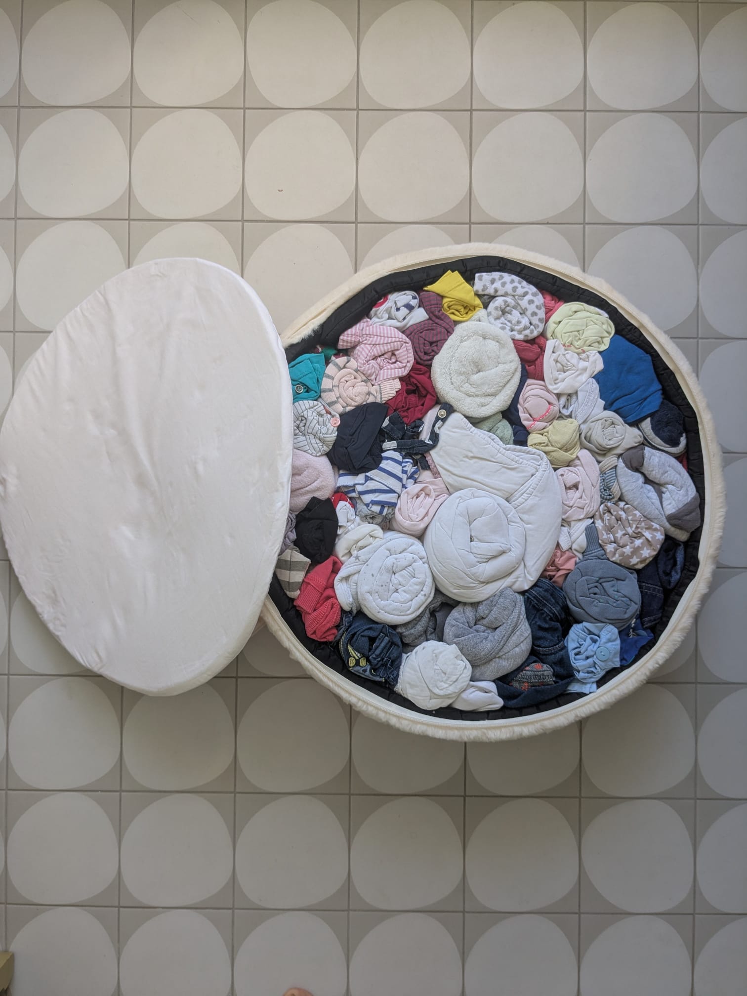 Pouf à bazar, Original Naturel